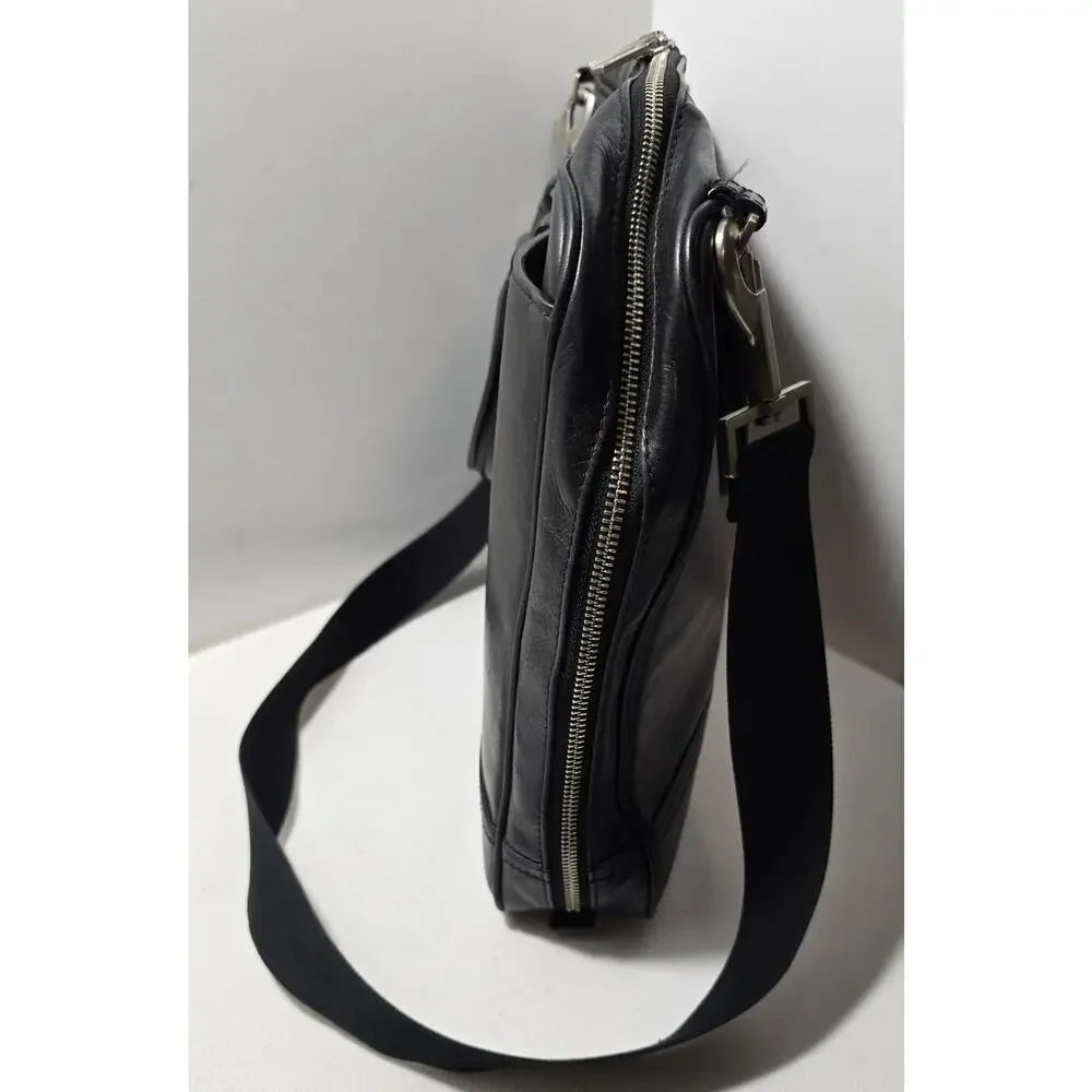 JACK SPADE FILE Laptop Bag Black Fulton Leather Briefcase MSRP $468 - Picture 8 of 16